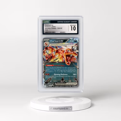 2023 Obsidian Flames - OBF EN #125/197 Charizard ex (CGC 10 GEM MINT)