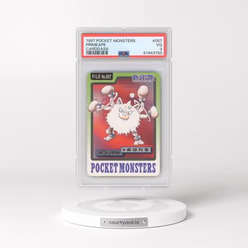1997 Japanese Bandai Carddass #57 Primeape (PSA 3 VG)