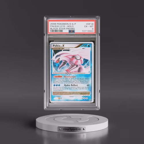 2008 Pokémon Diamond & Pearl Black Star Promo #DP18 Palkia LV.X - Holo (PSA 6 EX-MT)