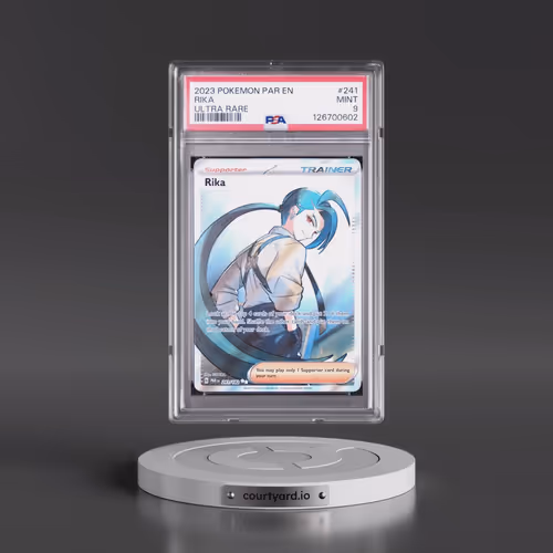 2023 Pokémon Par EN-Paradox Rift #241 Rika - Ultra Rare (PSA 9 MINT)