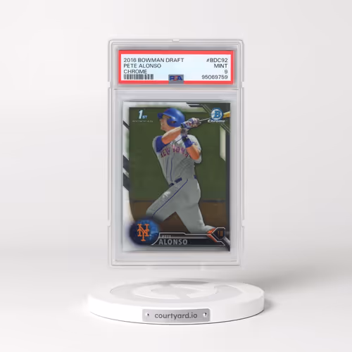 2016 Bowman Draft #BDC92 Pete Alonso - Chrome (PSA 9 MINT)