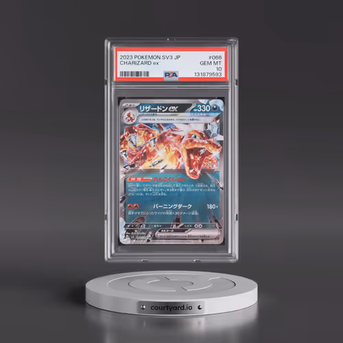 2023 Pokémon SV3-Ruler of the Black Flame #066 Charizard EX - Holo (PSA 10 GEM MINT)