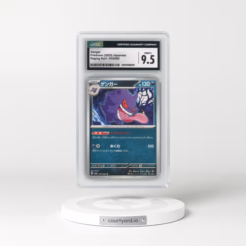 2023 Raging Surf #035/062 Gengar (CGC 9.5 MINT+)