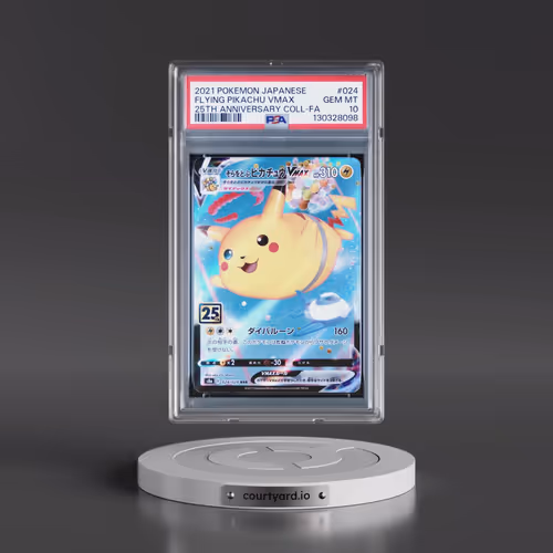 2021 Pokémon 25th Anniversary Collection #024 Flying Pikachu Vmax - Full Art (PSA 10 GEM MINT)
