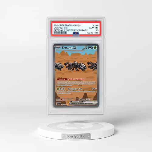 2024 Pokémon Ssp EN-Surging Sparks #236 Durant EX - Holo Special Illustration Rare (PSA 10 GEM MINT)