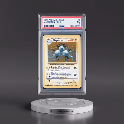 1999 Pokémon Game #9 Magneton - Holo (PSA 7 NM)
