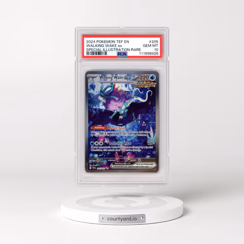 2024 Pokémon Tef EN-Temporal Forces #205 Walking Wake EX - Holo Special Illustration Rare (PSA 10 GE