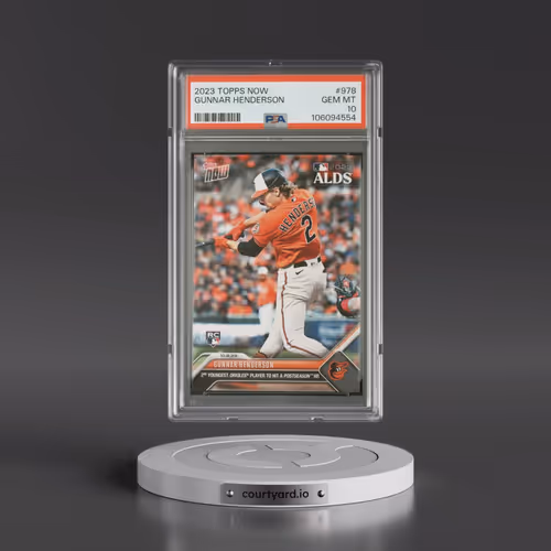 2023 Topps Now #978 Gunnar Henderson (PSA 10 GEM MINT)