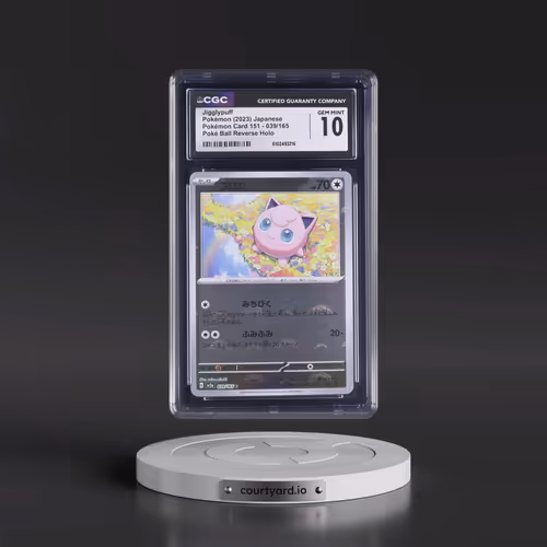 2023 Pokémon Card 151 #039/165 Jigglypuff - Reverse Holo Poké Ball (CGC 10 GEM MINT)