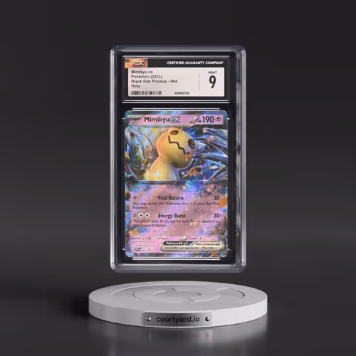 2023 Pokémon Svp EN-SV Black Star Promo #004 Mimikyu EX - Holo Mimikyu EX Sealed Product Promo (CGC