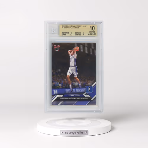 2024 Bowman U Now #1 Cooper Flagg (BGS 10 PRISTINE)