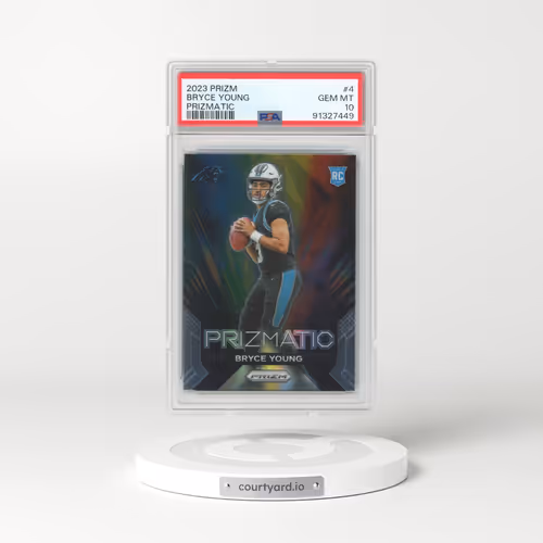 2023 Panini Prizm Prizmatic #4 Bryce Young - Base (PSA 10 GEM MINT)