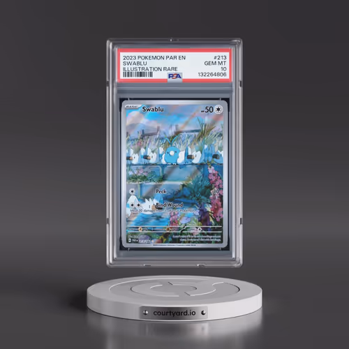 2023 Pokémon Par EN-Paradox Rift #213 Swablu - Illustration Rare (PSA 10 GEM MINT)