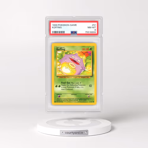 1999 Pokémon Game #51 Koffing (PSA 8 NM-MT)