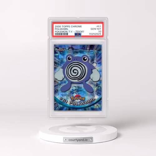 2000 Topps Chrome Pokémon T.V. #61 Poliwhirl - Tekno (PSA 10 GEM MINT)