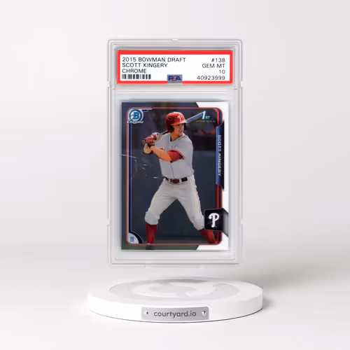 2015 Bowman Draft #138 Scott Kingery - Chrome (PSA 10 GEM MINT)