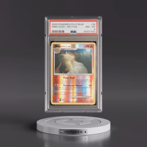 2009 Pokémon Platinum #36 Ninetales - Reverse Foil (PSA 8 NM-MT)