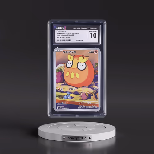 2025 Black Bolt - sv11B #098/086 Darumaka - Art Rare Holo (CGC 10 GEM MINT)