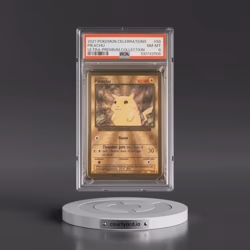 2021 Pokémon Celebrations Ultra-Premium Collection #58 Pikachu (PSA 8 NM-MT)