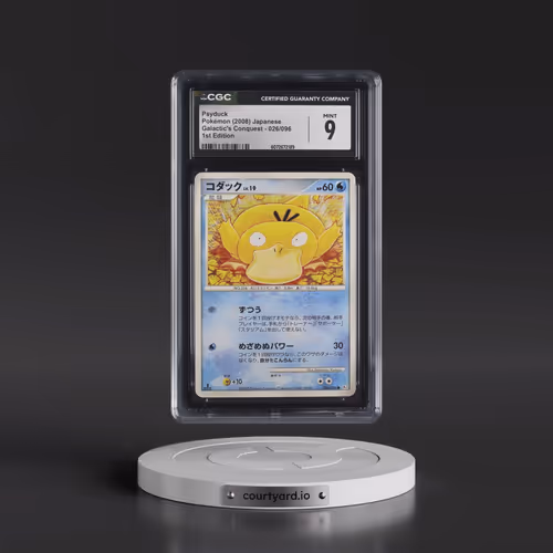 2008 Galactic's Conquest #026/096 Psyduck - 1st Edition (CGC 9 MINT)