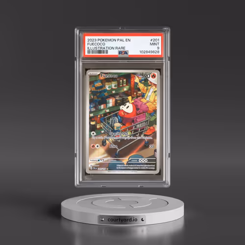 2023 Pokémon Pal EN-Paldea Evolved #201 Fuecoco - Illustration Rare (PSA 9 MINT)