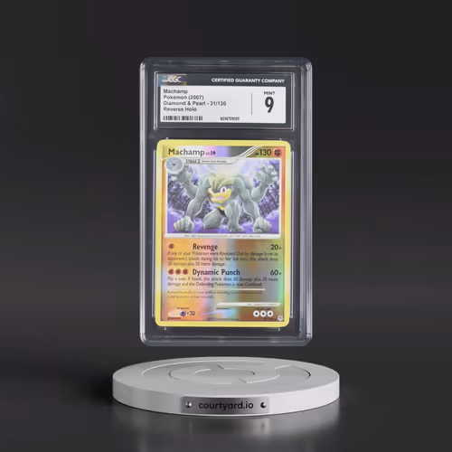 2007 Diamond & Pearl #31/130 Machamp - Reverse Holo (CGC 9 MINT)