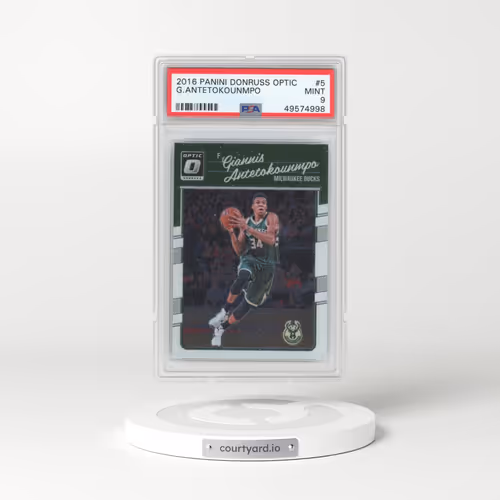 2016 Panini Donruss Optic #5 Giannis Antetokounmpo (PSA 9 MINT)