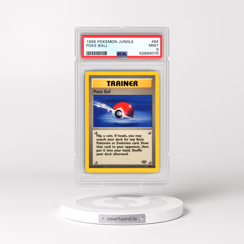 1999 Pokémon Jungle #64 Poke Ball (PSA 9 MINT)