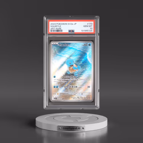 2023 Pokémon Sv2a-Pokemon 151 #170 Squirtle - Art Rare (PSA 10 GEM MINT)