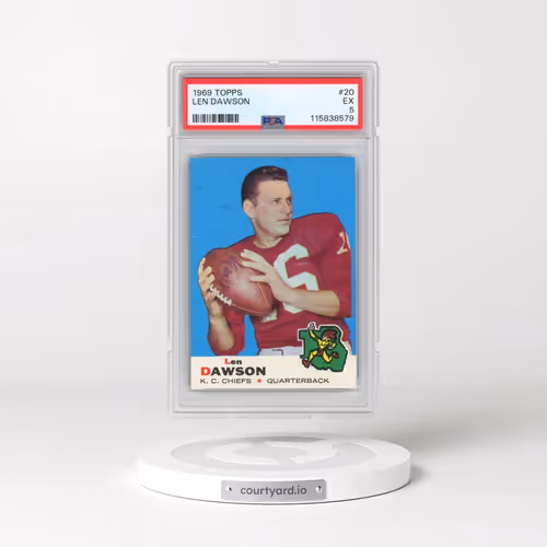 1969 Topps #20 Len Dawson (PSA 5 EX)