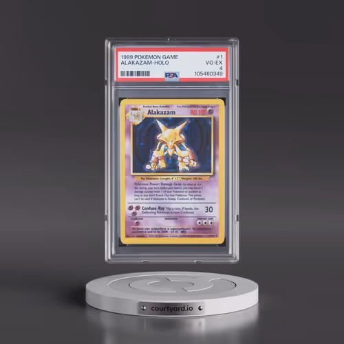 1999 Pokémon Game #1 Alakazam - Holo (PSA 4 VG-EX)