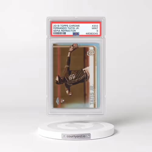 2019 Topps Chrome #203 Fernando Tatis Jr. - Sepia Refractor (PSA 9 MINT)