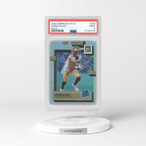 2022 Panini Donruss Optic #209 Chris Olave - Holo (PSA 9 MINT)
