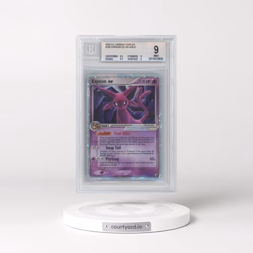 2005 EX Unseen Forces #102 Espeon ex - Holo (BGS 9 MINT)