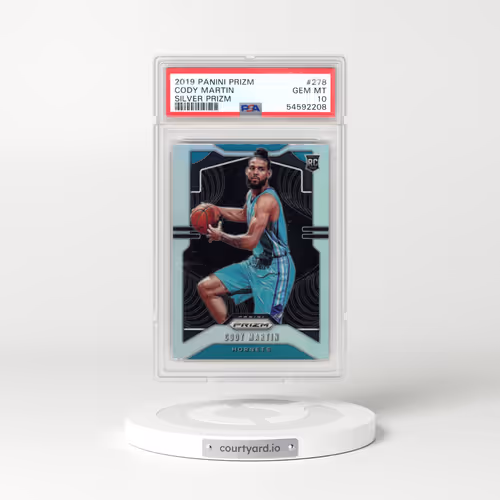 2019 Panini Prizm #278 Cody Martin - Silver Prizm (PSA 10 GEM MINT)