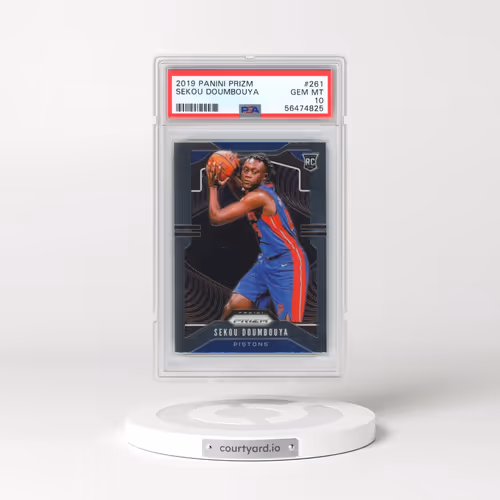 2019 Panini Prizm #261 Sekou Doumbouya (PSA 10 GEM MINT)