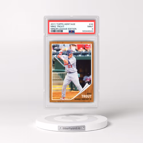 2011 Topps Heritage Minor League Edition #44 Mike Trout (PSA 9 MINT)