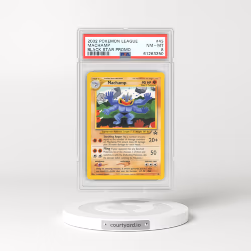 2002 Black Star Promo #43 Machamp (PSA 8 NM-MT)