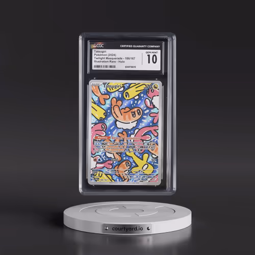 2024 Twilight Masquerade - TWM EN #186/167 Tatsugiri - Illustration Rare Holo (CGC 10 GEM MINT)