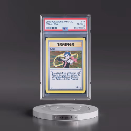 2000 Pokémon Gym Challenge #19 Koga - Holo (PSA 8 NM-MT)