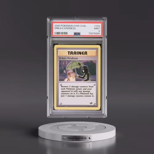 2000 Pokémon Gym Challenge #103 Erika's Kindness (PSA 9 MINT)