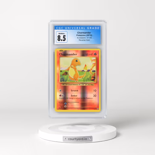 2016 Evolutions #9/108 Charmander - Reverse Holo (CGC 8.5 NM-MT+)
