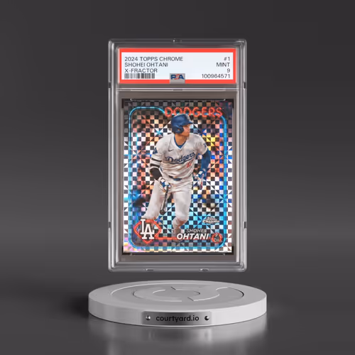 2024 Topps Chrome #1 Shohei Ohtani - X-Fractor (PSA 9 MINT)