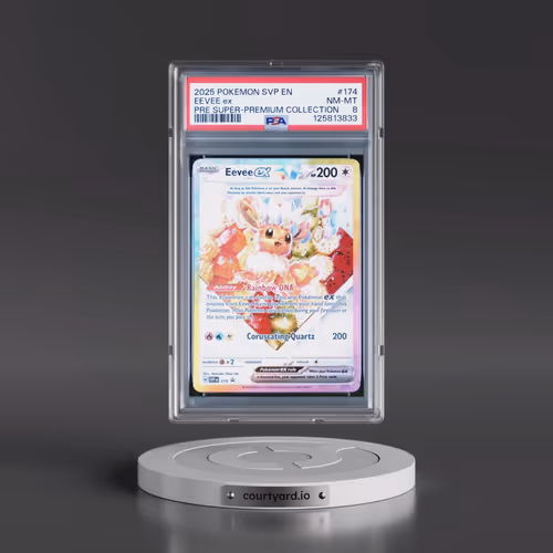 2025 Pokémon Svp EN-SV Black Star Promo #174 Eevee EX - Holo Prismatic Evolutions Super-Premium Coll
