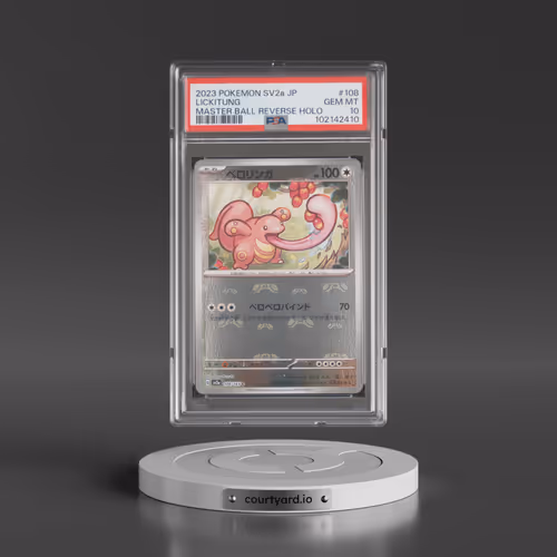 2023 Pokémon Sv2a-Pokemon 151 #108 Lickitung - Reverse Holo Master Ball (PSA 10 GEM MINT)