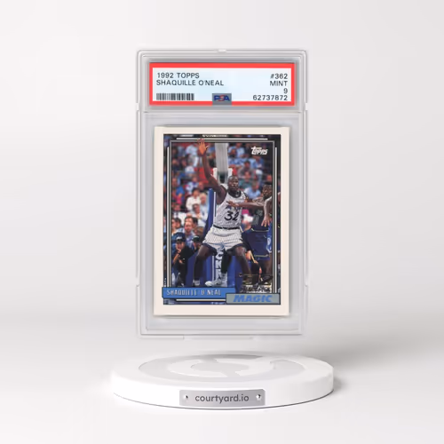 1992 Topps #362 Shaquille O'Neal (PSA 9 MINT)