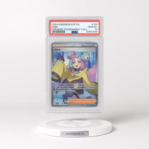 2024 Pokémon Svp EN-SV Black Star Promo #124 Iono - Iono Premium Tournament Collection (PSA 10 GEM MINT)