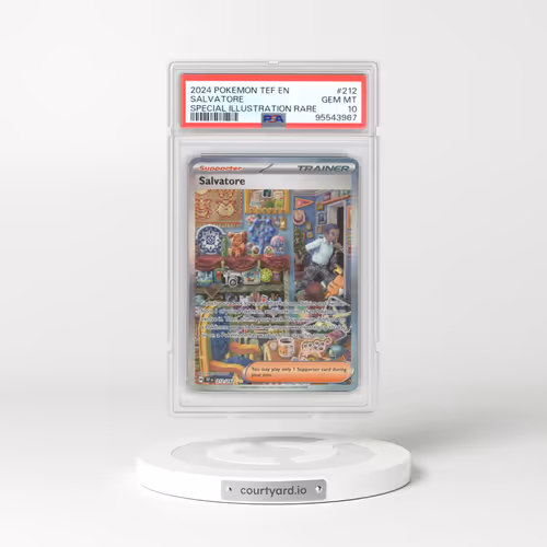 2023 Temporal Forces - TEF EN #212 Salvatore - Special Illustration Rare (PSA 10 GEM MINT)