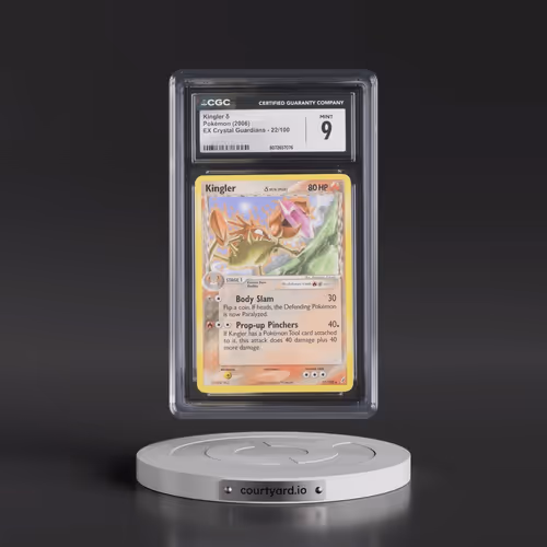 2006 EX Crystal Guardians #22/100 Kingler δ (CGC 9 MINT)