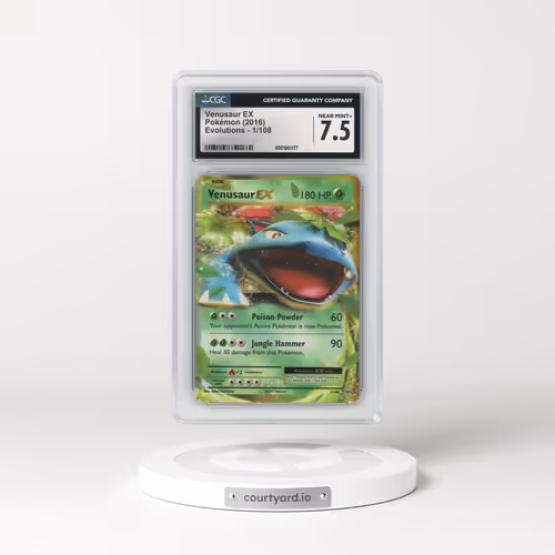 2016 Evolutions #1/108 Venusaur EX - Holo (CGC 7.5 NM+)